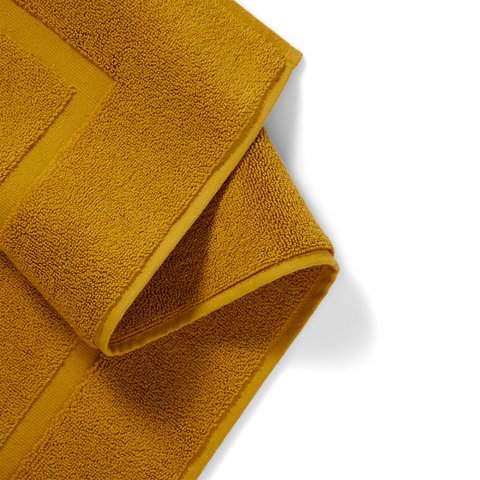 Ultra Soft Cotton Non-Slip Bath Mat 70x120 cm Saffron