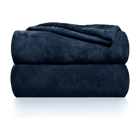 Perugia Single Wellsoft Blanket 160x200 cm Navy Blue