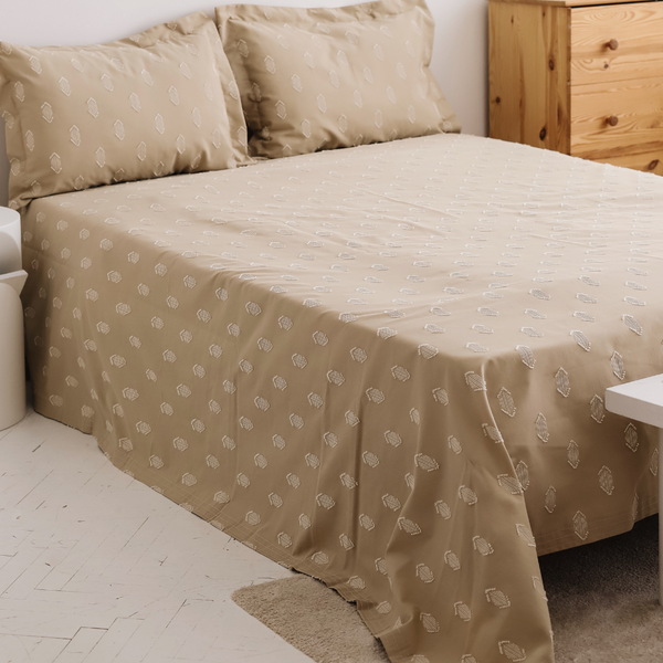 Cintra Double Bedspread Set 240x260 cm Beige