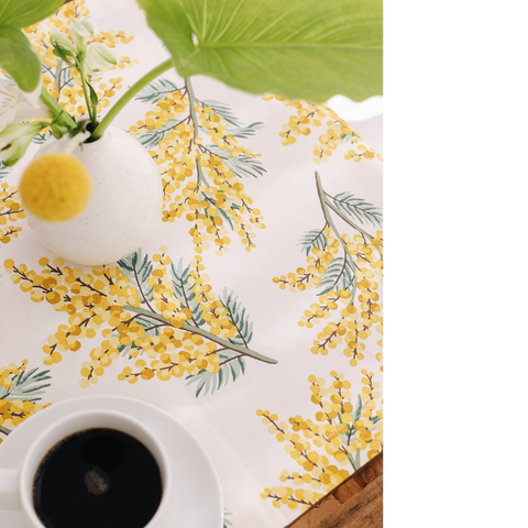 Mimosa Cotton Runner 50x140 cm