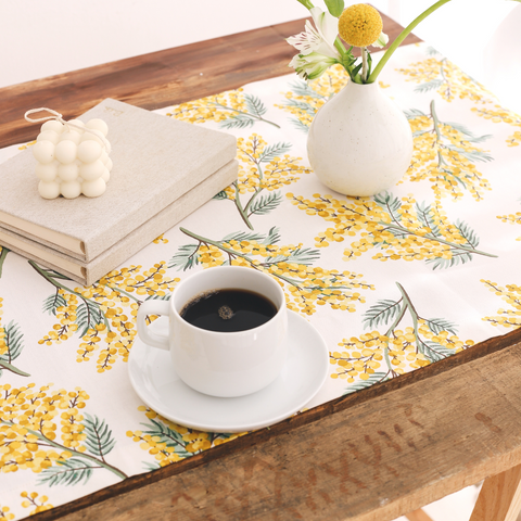 Mimosa Cotton Runner 50x140 cm
