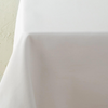 Genoa Woven Linen Stain Resistant Table Cloth White