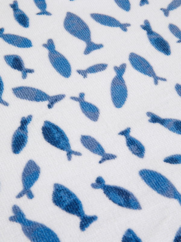 Fish 100% Cotton Face Towel 50x80 cm