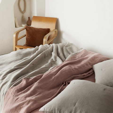 Allure Muslin Cotton Single Duvet Cover Set 160x220 cm Light Brown