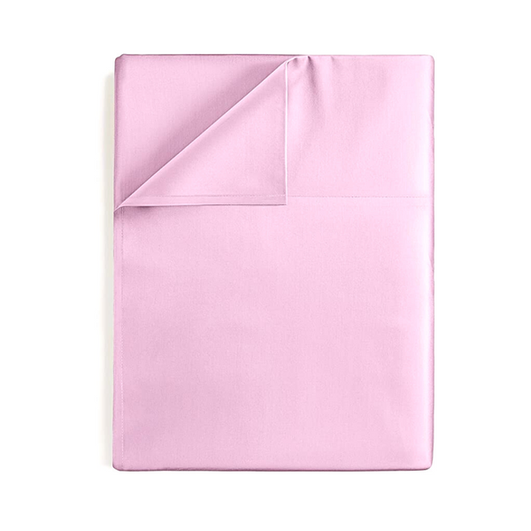 Stella 100% Cotton Ranforce Single Flat Sheet 160x240 cm cm Pink 