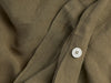 Allure Muslin Cotton Double Super King Size Duvet Cover 260x240 cm Khaki