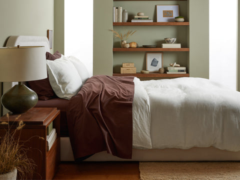 Allure Muslin Cotton Double Duvet Cover Set 200x220 cm White