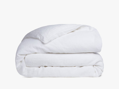 Allure Muslin Cotton Double Duvet Cover Set 200x220 cm White