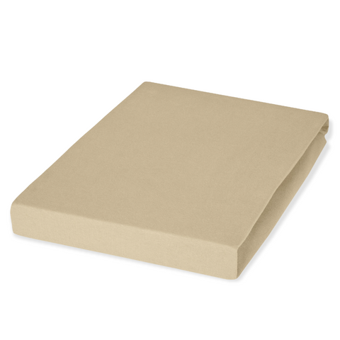 Double Elastic Bamboo Aloe Vera Bed Sheet 160x200 Cappuccino