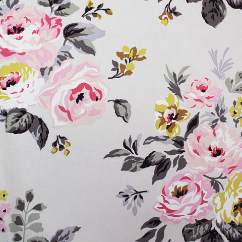 Rose Bouquet Throw Pillow Cover 45x45 cm Gray