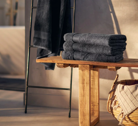 Ultra Soft Bamboo Bath Towel 70x140 cm Anthracite