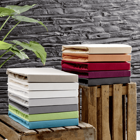 Double Elastic Bamboo Aloe Vera Bed Sheet 160x200 cm Yellow