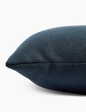 Lily Linen Cushion Cover 50x50 cm Navy Blue
