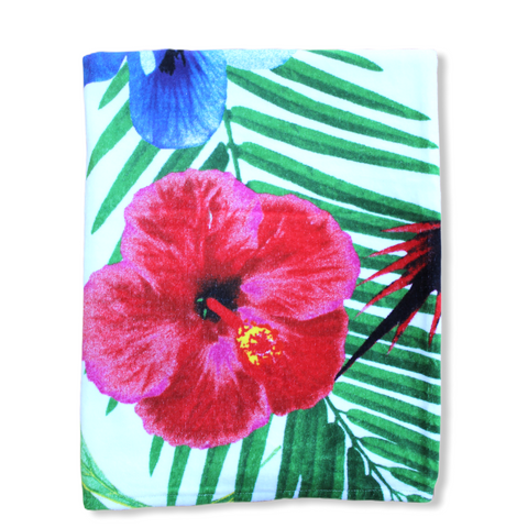 Begonia Cotton Beach Towel