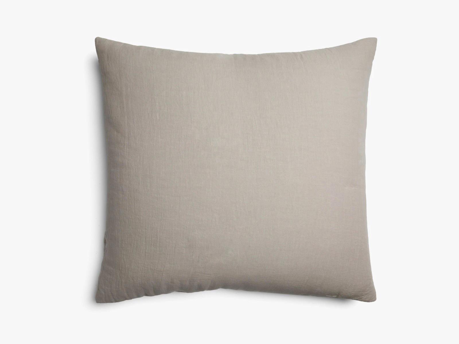 Allure Muslin Cotton 60x60 cm Decorative Mattress Throw Pillow Cover Light Brown