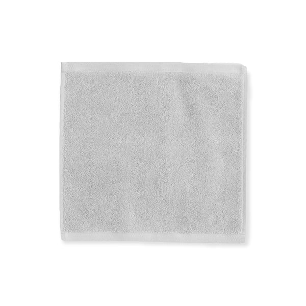 Leaf 100% Cotton Hand Towel 30x30 cm Gray