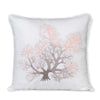Marbella Embroidered 40x40 cm Pillow Cover Pink