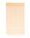 Mendy Throw Cotton Loincloth Yellow-White 100x170 cm