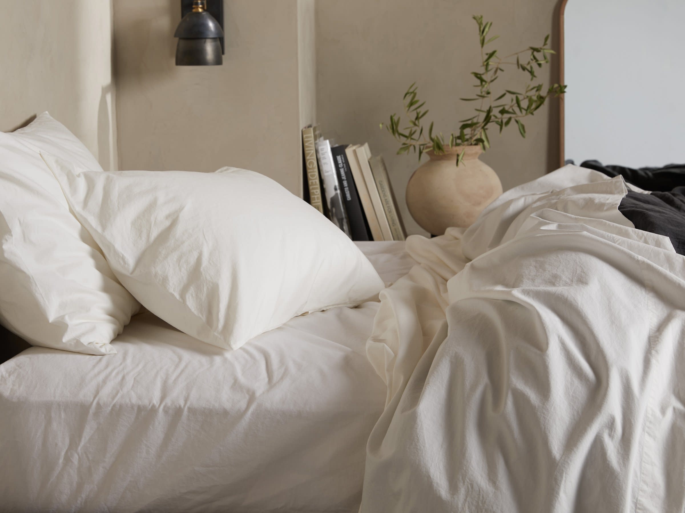 Allure Muslin Cotton 50x70 cm Pillow Cover White