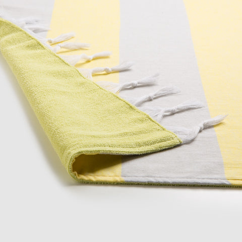 Kitsy Double Face 100% Cotton Loincloth Towel Yellow