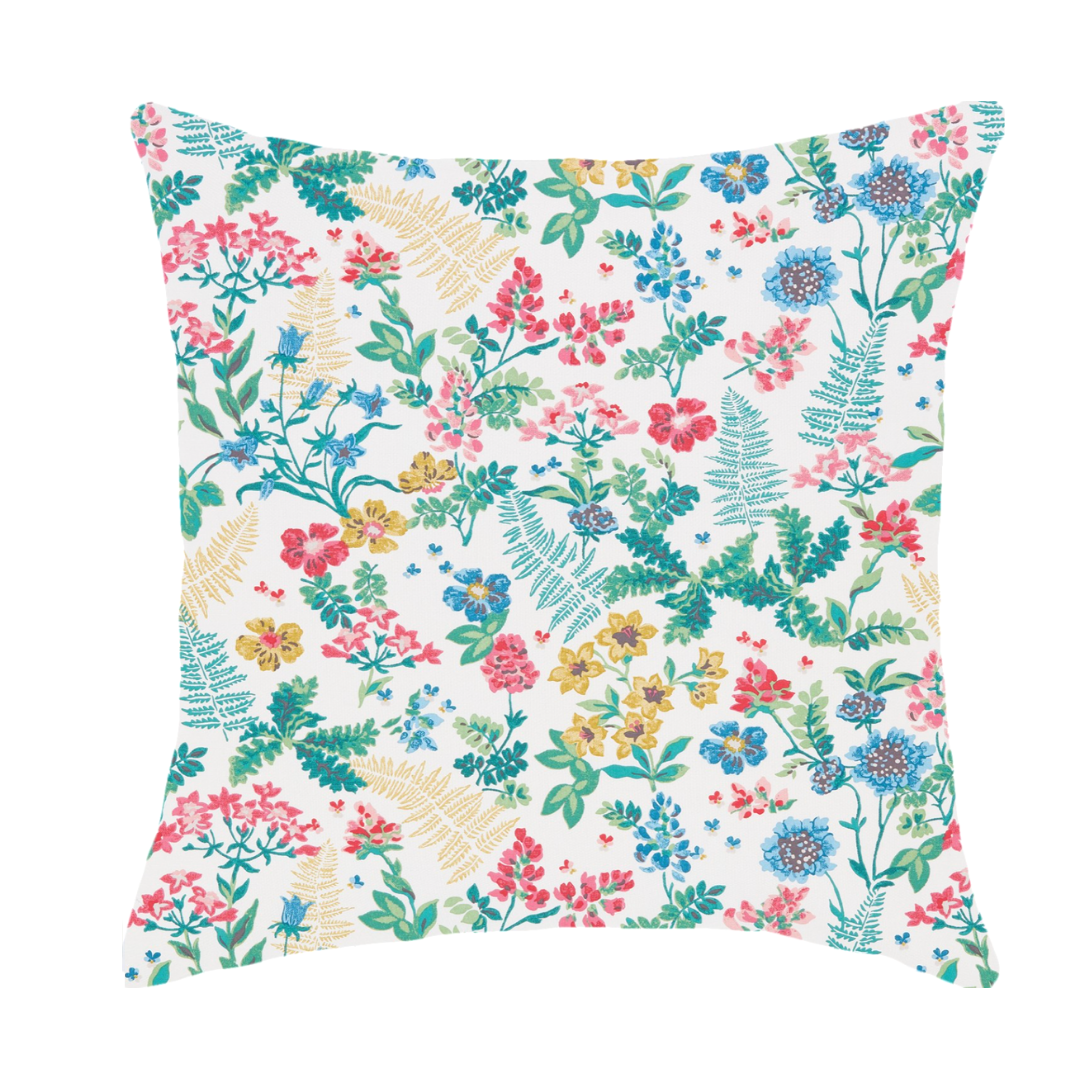 Summer Garden Throw Pillow Cover 45x45 cm