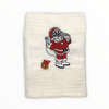 Santa Embroidered Drying Towel White
