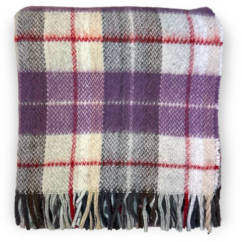 Woolmark Double Pure Wool Blanket Purple