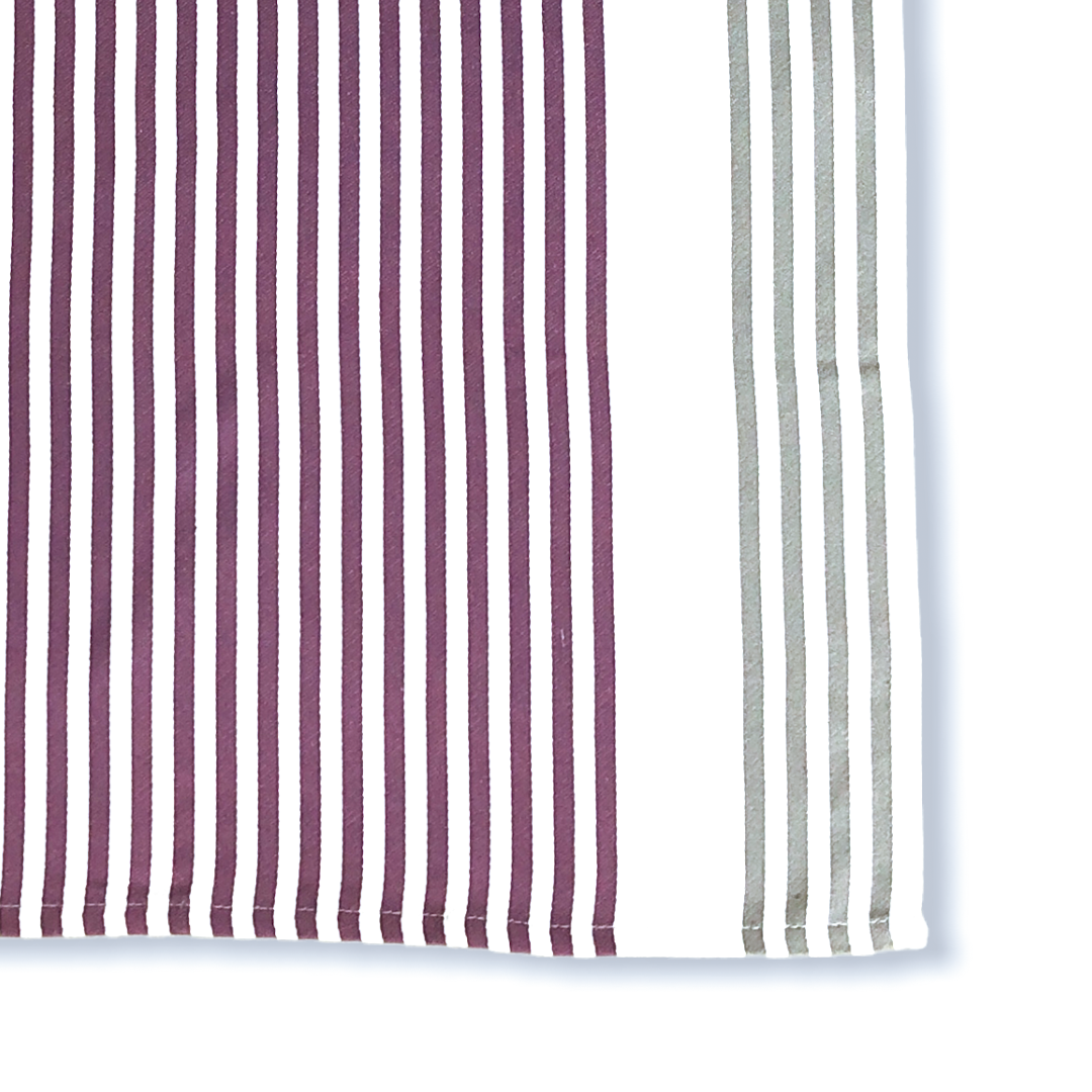 Striped Kitchen Drying Towel Purple