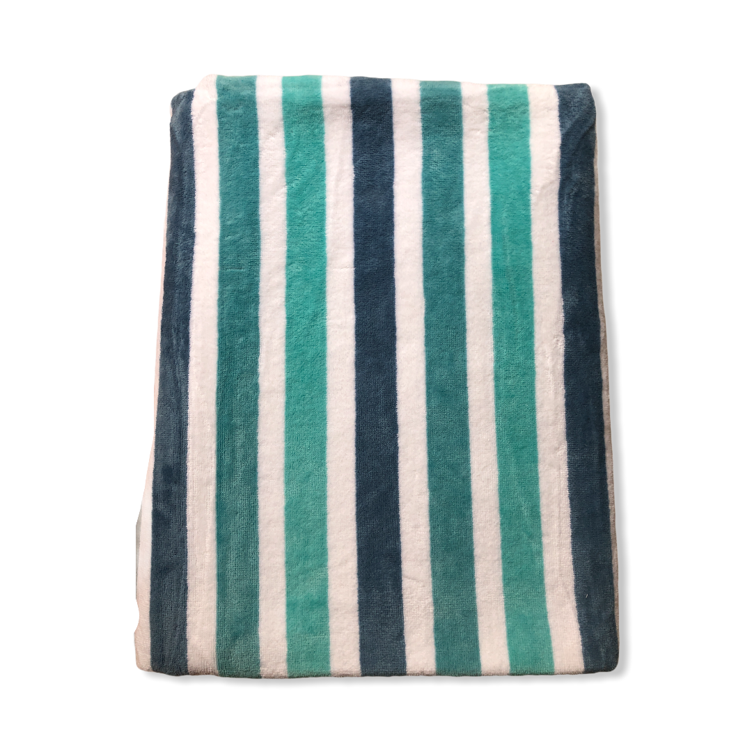Stripe Premium Cotton Counter Towel Turquoise