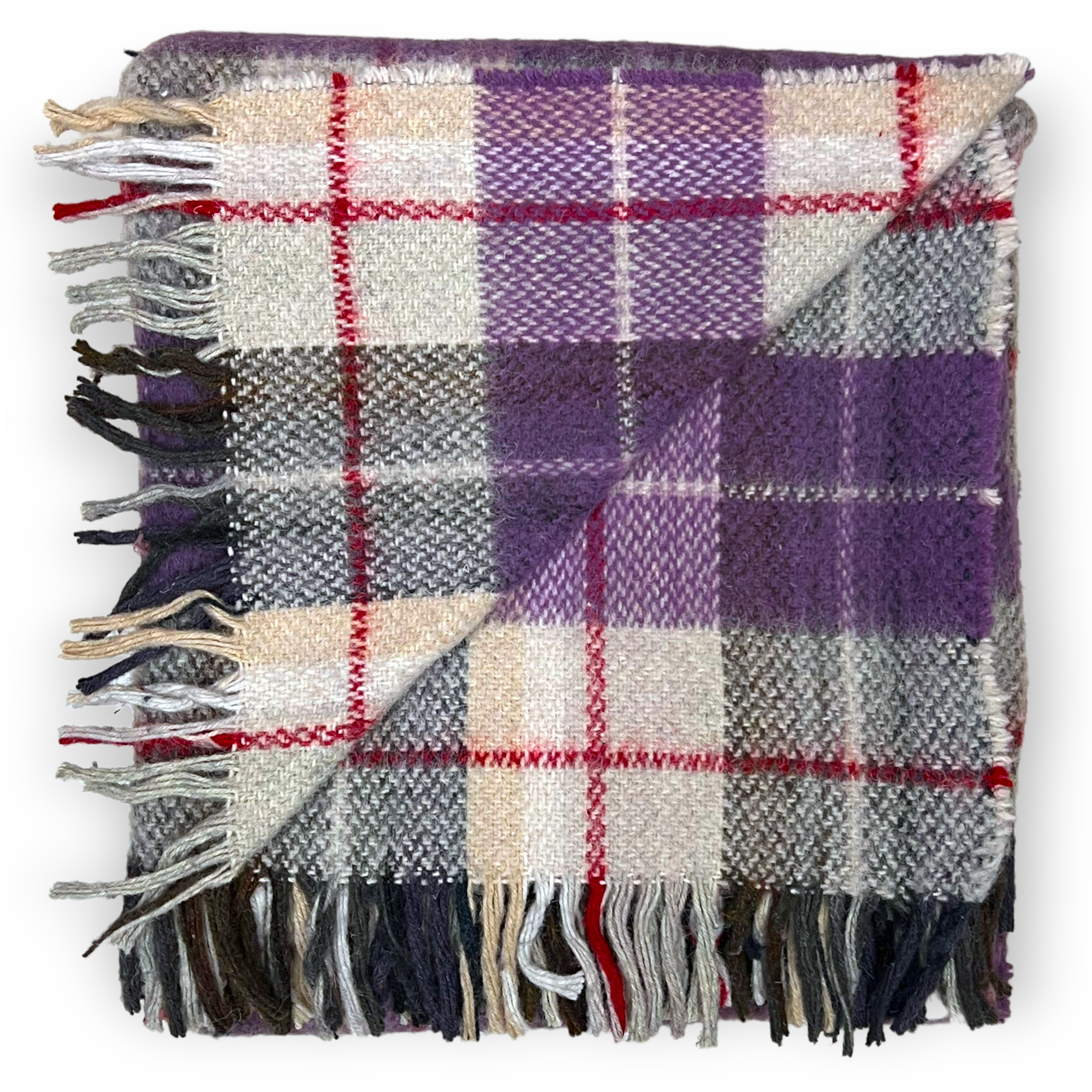 Woolmark Double Pure Wool Blanket Purple