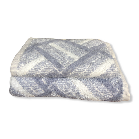 Arya Set of 2 Towels Gray