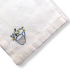 Teapot Embroidered Linen Napkin Set (Pack of 4)
