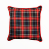 Scotch Teddy Bear Embroidered Throw Pillow