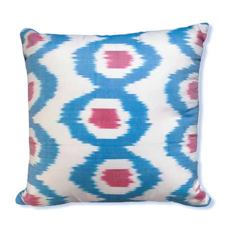 Square Design Ikat Pillow
