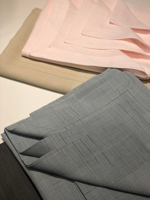 Verano Linen Stain Resistant Table Linen Anthracite