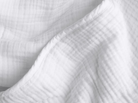 Navigli Organic Cotton 4-Ply Muslin Kids Quilt White
