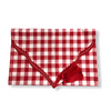 Alice Piko Embroidered Double-Sided Linen Runner Gingham