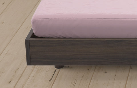 Lopez Single Elastic Cotton Combed Cotton Bed Sheet 100x200 cm Pink
