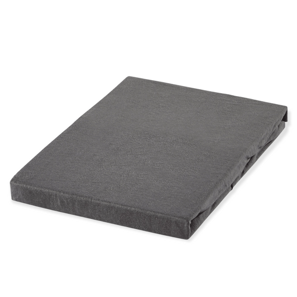 Super King Size Elastic Bamboo Aloe Vera Bed Sheet 200x200 cm Anthracite