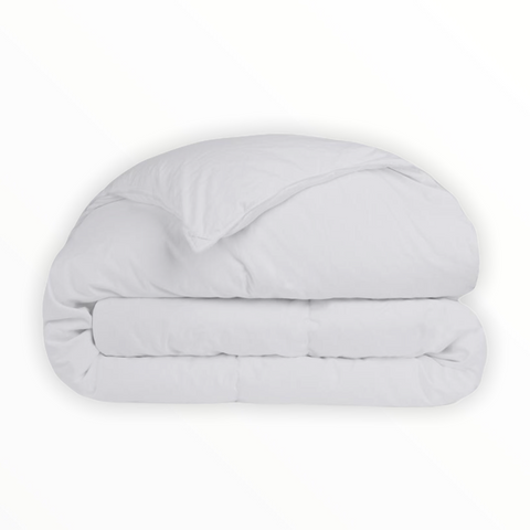 Aloe Vera Single Duvet 155x215 cm White