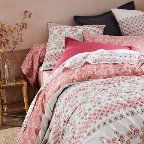 Scarlet Double 100% Cotton Ranforce Duvet Cover Set 200x220 cm