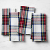Plaid Tartan Napkin White (Set of 2)