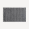 Stripe 100% Cotton Bath Towel 75x160 cm Anthracite