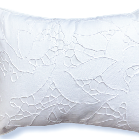 Marbella Hole Embroidered 30x40 cm Pillow Cover